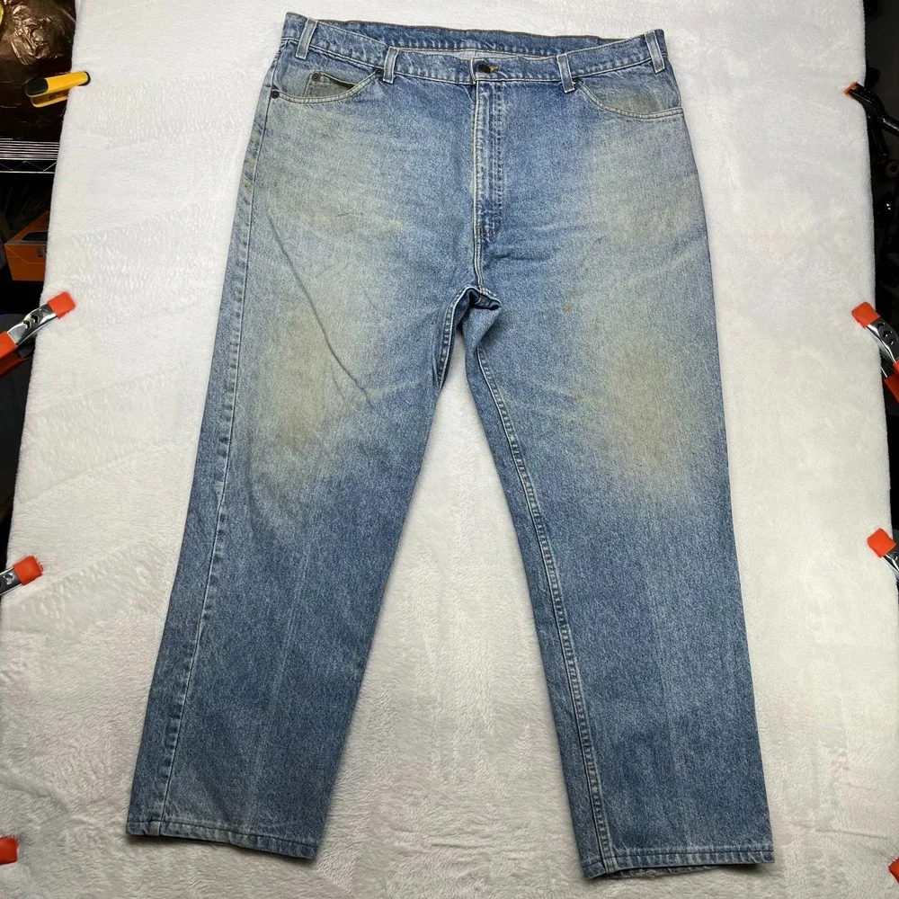 Vintage Levi's‎ 540 Jeans Men's Blue Denim High Rise Pockets Zip Fly - 41X29